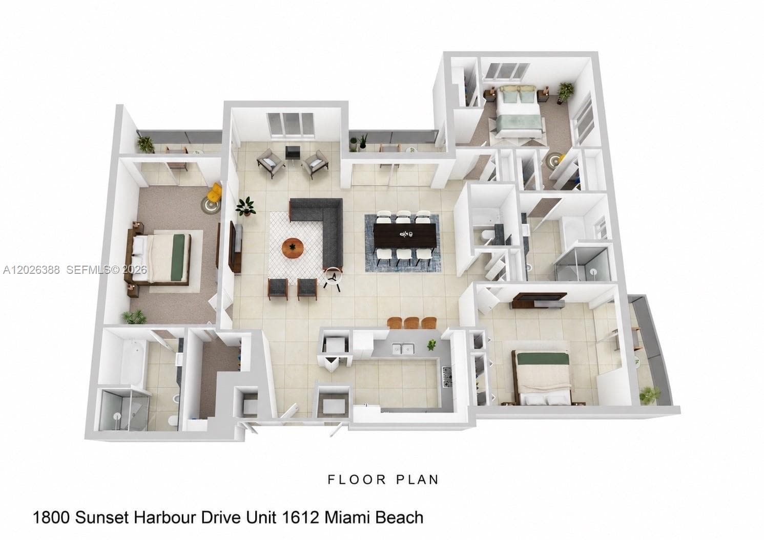 1800 Sunset Harbour # 1612, Miami Beach FL 33139 photo 3