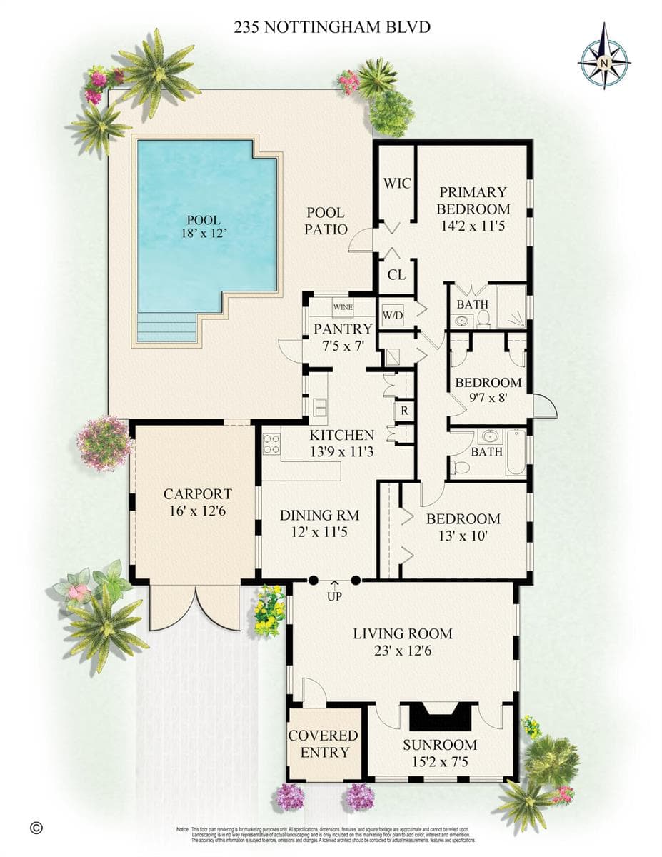 235 Nottingham Boulevard, West Palm Beach FL 33405 photo 3