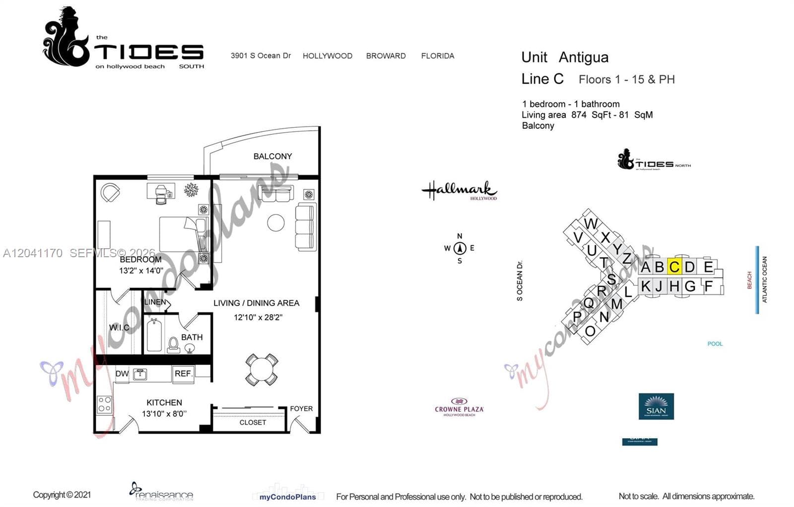 3901 S Ocean Dr # 8C, Hollywood FL 33019 photo 2