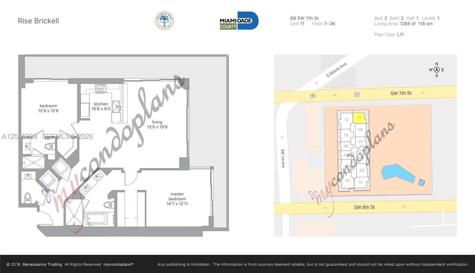 88 SW 7th St # 1511, Miami FL 33130 photo 5