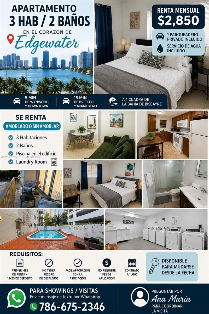 500 NE 26th St # 2C, Miami, FL 33137