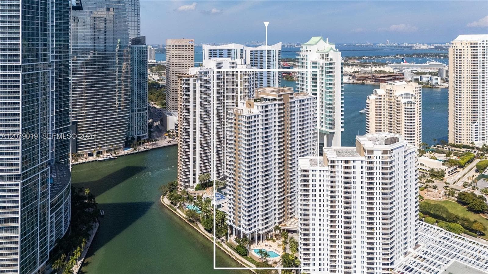 801 Brickell Key Blvd # 1204, Miami, FL 33131